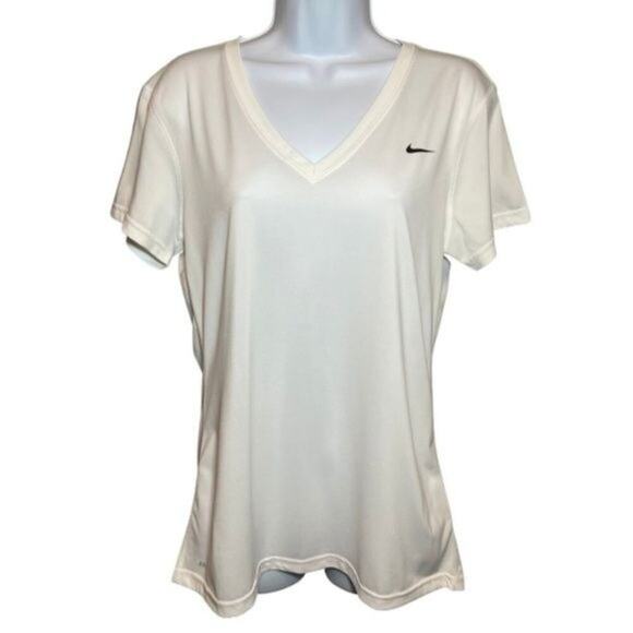 Nike Dri-Fit Top, White, M - Picture 1 of 7
